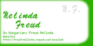 melinda freud business card